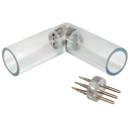 Фото №0 Дюралайт коннектор L-образный для дюралайта 3W d13мм