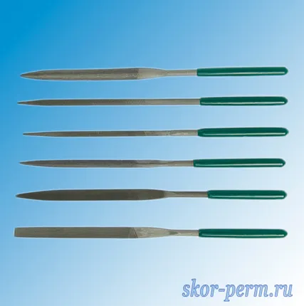 Фото №2 Набор надфилей алмазных, 6 шт.