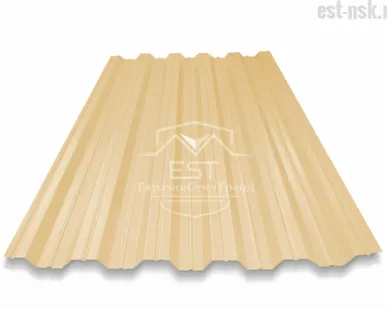 фото Профнастил НС-35х1000 Pe 0.45 | RAL 1014 Слоновая кость