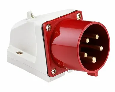 фото Вилка силовая 3-ф., 32А, 380В, IP44 (5-п, стац.) PROx...