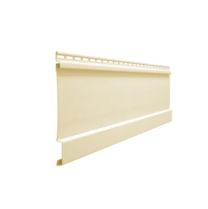 Фото №0 Вертикальный виниловый сайдинг Döcke серия Premium, цвет банан