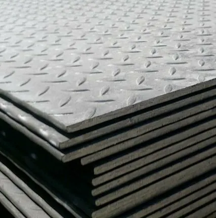 Фото №0 Лист стальной рифленый - 4мм