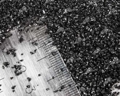 фото Купершлак фракции 0,5-1,5 мм