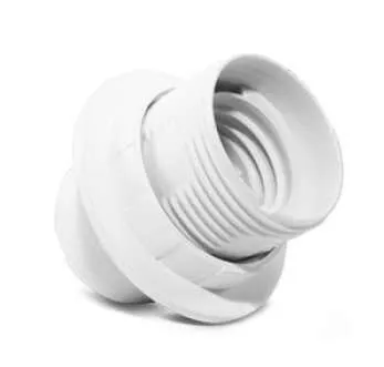 Фото №0 Патрон электрич. E27 с приж. кольцом пластик 4А 250В инд. упак. UNIVersal 7941418