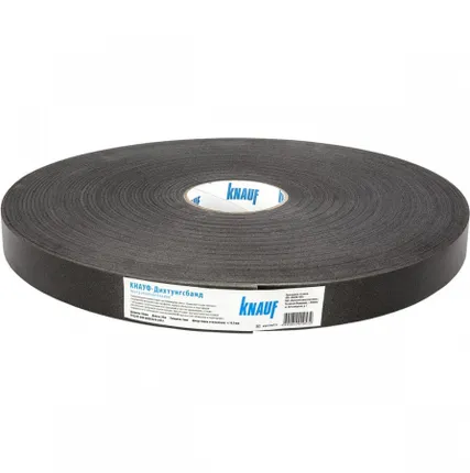 Фото №0 Лента самоклеющаяся уплотнительная Дихтунгсбанд KNAUF 30мм*30м