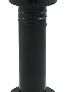 фото Опора кухонная пласт. h150 трехсоставная с обрезанным верхом, черный LEBA