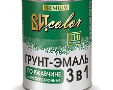 фото Грунт-эмаль по ржавчине 3 в 1 серая 5.0 кг. Царицыно