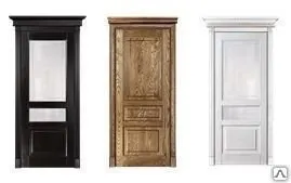 Фото №0 Дверное полотно Дюма (бук), эмаль, остекленное Цитрин Я-17