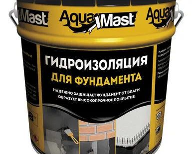 фото Мастика битумная AquaMast 18кг