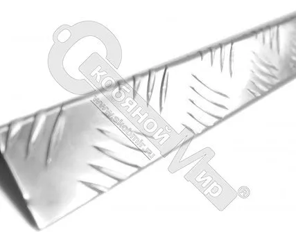 Фото №0 Алюминиевый уголок рифленый 25х25х1000 мм, 14617