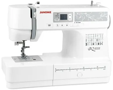 фото Швейная машина Janome PQ 300, белый/серый