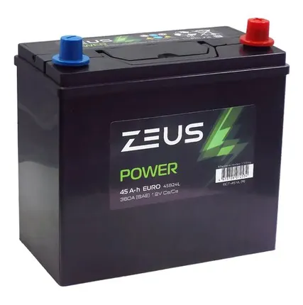 Фото №0 Аккумулятор ZEUS POWER Asia 45B24L 45 Ач о.п.