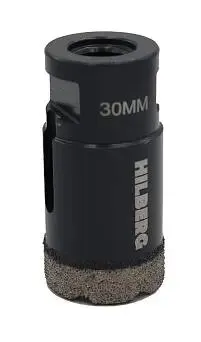 Фото №0 Коронка алмазная 30 мм с воском Super Hard, Hilberg