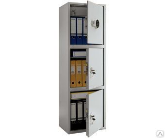 Фото №0 Шкаф Бухгалтерский - ПРАКТИК SL-150/3Т EL