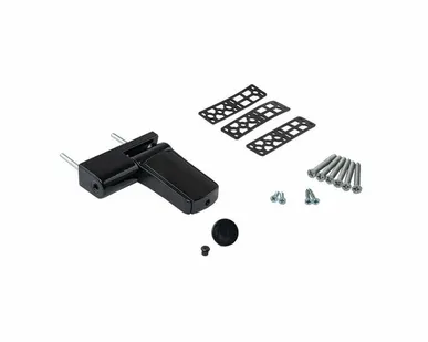 фото Петля дверная регулируемая 3-D 90мм (14-19.5 мм) на 90 кг, черная RAL9005