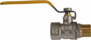 Фото №0 Кран шаровый 1/2" г/ш ручка (ГАЗ) TERMA-R