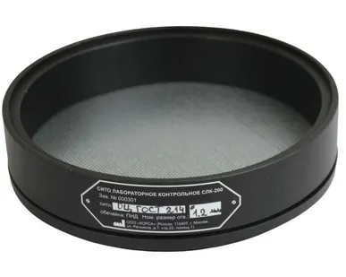 фото Лабораторное сито из оцинкованной стали ТАГЛЕР СЛК-200 d 1,2 мм