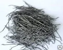 Фото №0 Фибра стальная 32 мм из листа из проволоки из сляба фрезерованная