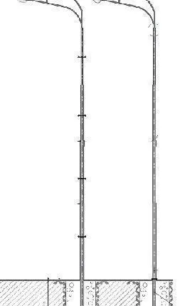 Фото №0 Опора трубчатая ТАНС.11.024.000 (ТП-1000-11,0/13,5-01-лк) Металлическая