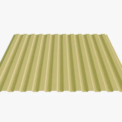 Фото №0 Профнастил Н10.40 Premium, 0.5 мм RAL 1018, Желтый