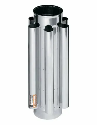 Фото №0 Дымоход-конвектор Ф120 (430/0,8мм) нержавейка Феррум