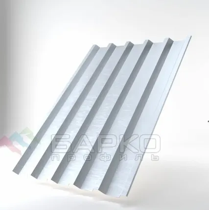 Фото №0 Профлист Н-44 - 1050 мм (1000 мм) Оцинкованная поверхность Сталь оцинкованная 0.5