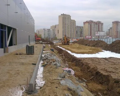 фото Благоустройство торговых центров