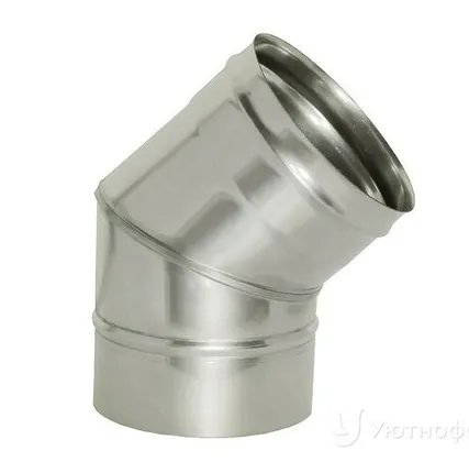 Фото №0 Моно отвод 115 мм, 45 град. AISI 430 - 1 мм