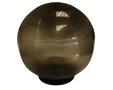 фото Aster Светильник на столб садово-парковый D200 Астер Е27 60Вт (призма дымчатая) 230039 (НТУ 02-60-205)