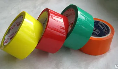 фото Клейкая лента цветная 48 мм х 60 м (40 мкм)