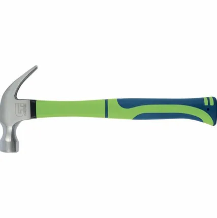 Фото №0 Молоток-гвоздодер 450г с магнитом фибергл. рукоят