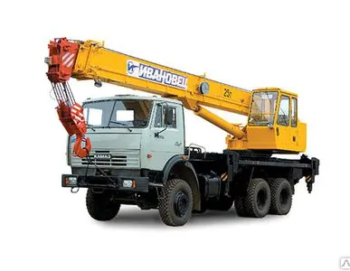 фото Аренда автокрана Ивановец 25 тонн