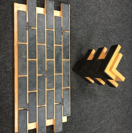 Фото №3 Термопанель рядовая 40 мм ППС с плиткой Mattone Sabbia Brown / гладкая