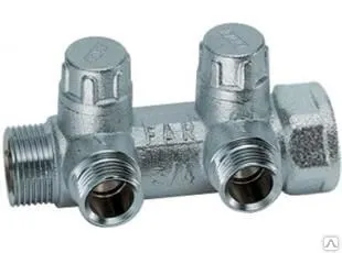 Фото №0 Коллектор запорный 2 FK3860 134 выходы 3/4"