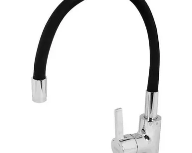 фото Смеситель Esko Coral CL 519 B для кухни с R-изливом, черный