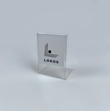 Фото №0 Ценникодержатель вертикальный 50*70мм (пэт 0,5)