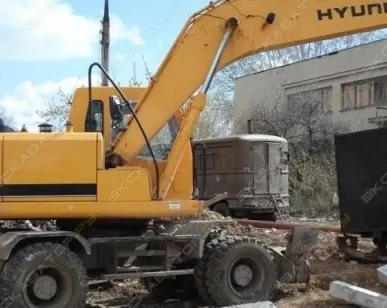 фото Аренда колесного экскаватора Hyundai R200W-7, Москва