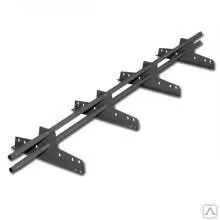 фото Снегозадержатели трубчатые серые 3м