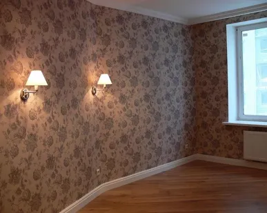 фото Поклейка обоев