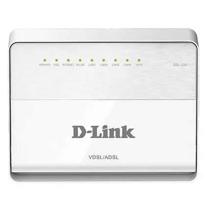 Фото №0 Wi-Fi роутер D-link DSL-224