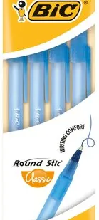 фото Набор ручек шариковых Bic Round Stic Classic, 1мм×4шт.