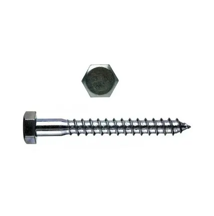 Фото №0 Шуруп с шестигранной головкой DIN 571 12х240 ТехКРЕП Глухарь