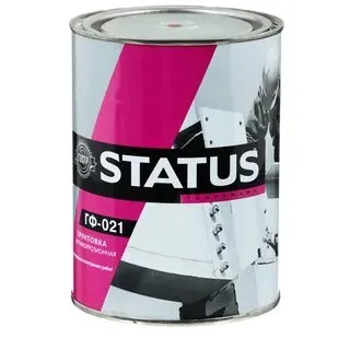 фото Грунтовка ГФ-021 серый 0.8кг Статус