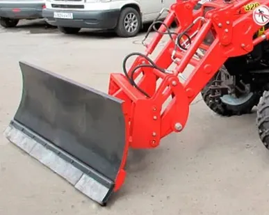 фото  Отвал коммунальный гидроповоротный к навесному погрузчику ПФН-0,3