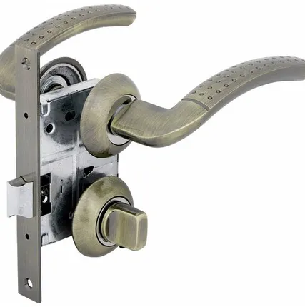 Фото №0 Комплект для двери "Фабрика Замков" SET 04-C 170 2H BK AB, цвет старая бронза