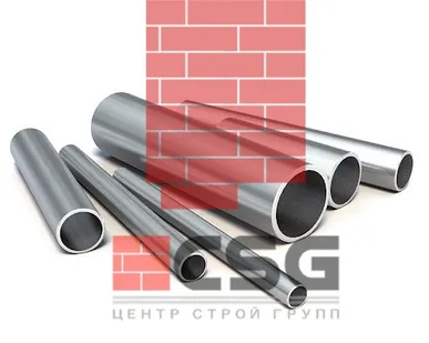 фото Трубы электросварные оцинкованные 76х4, длина 6 м