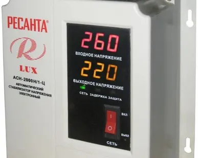 фото Стабилизатор напряжения Ресанта АСН 2000 Н/1-Ц Lux