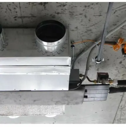 Фото №0 Монтаж канального фанкойла (установка канальных фанкойлов)