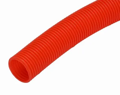 фото Кожух гофрированный таэн для м/п трубы Ду 20, 26, красный. Бухта - 50 м.