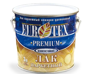 фото EUROTEX® PREMIUM лак паркетный алкидно-уретановый